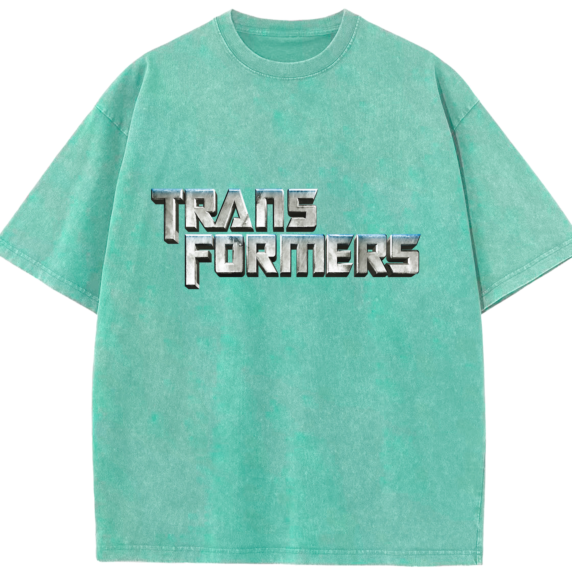（画像用） Transformers トランスフォーマー 綿100% ヴィンテージ風 半袖Tシャツ（フロントプリント）